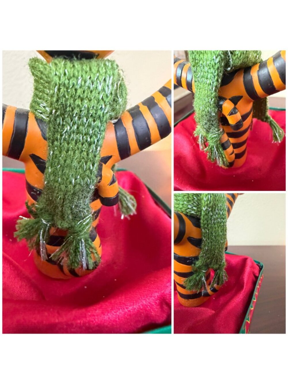 1999 Disney Store Tigger "A Christmas to Remember" Tin Box Stocking Holder - Picture 7 of 12